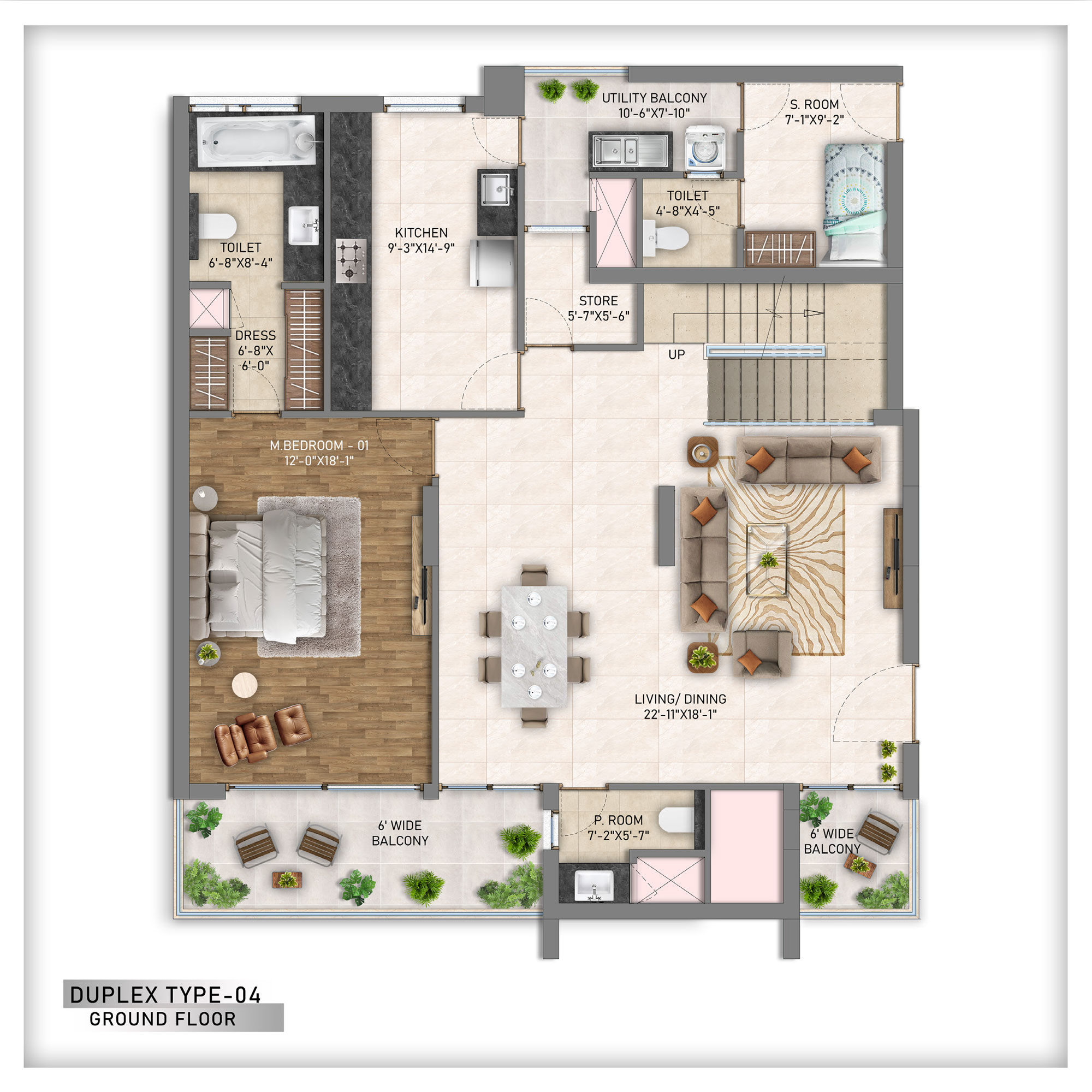Duplex Type 04 Ground