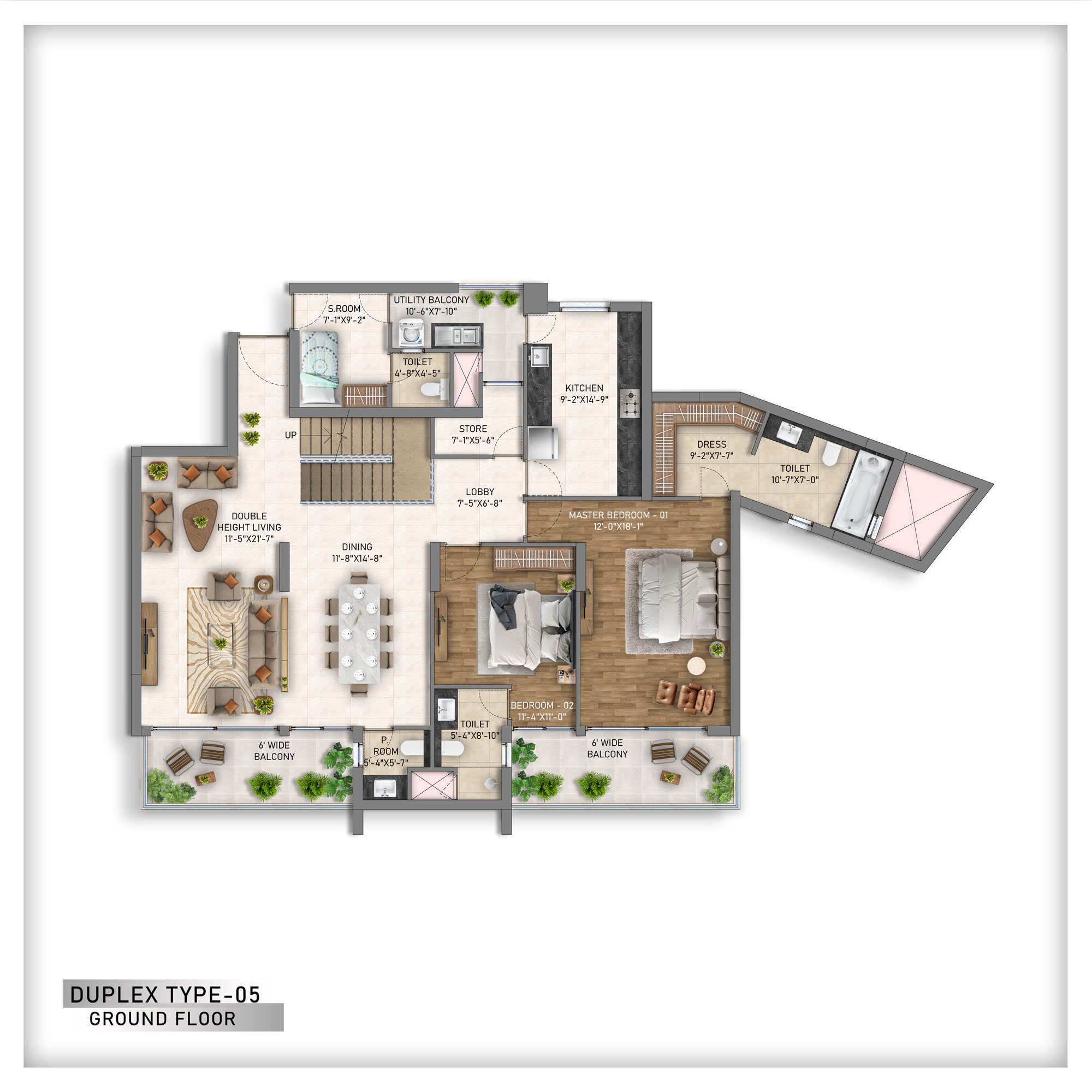Duplex Type 05 Ground